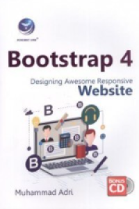 Image of Bootstrap 4, Designing Awesome Responsive Website + cd