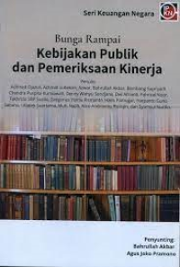 Bunga Rampai Kebijakan Publik Dan Pemeriksaan Kinerja