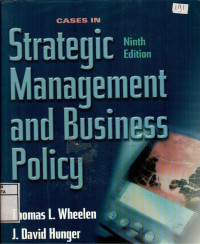 Image of Cases in Strategic Management and Business Policy