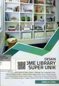 Desain Home Libary Super Unik