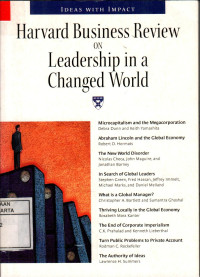 Image of Harvard Business Review on Leadership in a Changed World