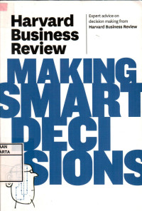 Image of Harvard Business Review on Making Smart Decisions
