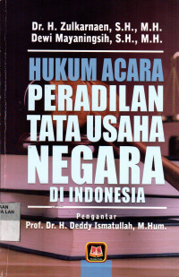 Hukum Acara Peradilan Tata Usaha Negara Di Indonesia