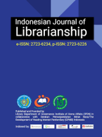 Image of Indonesian Journal Of Librarianship Vol 1-2, Tahun 2020-2021