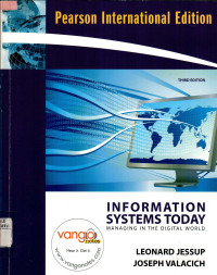 Image of Information Systems Today: Managing in the Digital World