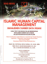 Islamic Human Capital Management = Manajemen Sumber Daya Insani