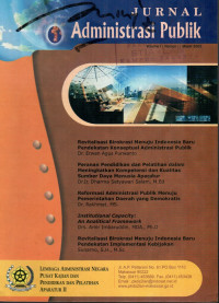 Jurnal Administrasi Publik (Volume 1, Nomor 1, Maret 2005)