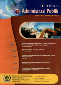 Jurnal Administrasi Publik (Volume II, Nomor 1, Maret 2006)