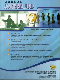 Jurnal Administrasi Publik (Volume V Nomor 1, Maret 2009)