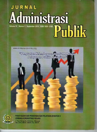 Jurnal Administrasi Publik (Volume VI, Nomor 3, September 2010)