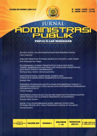 Jurnal Administrasi Publik (Volume XIV Nomor 1, Juni 2018)