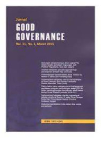 Jurnal Good Governance (Volume 11, Nomor 1, 2015)