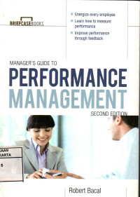 Image of Manager's Guide to Performance Management