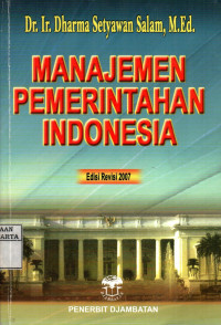 Manajemen Pemerintahan Indonesia