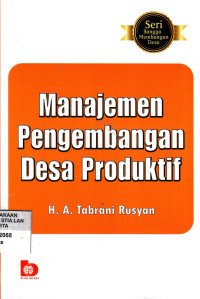 Manajemen Pengembangan Desa Produktif