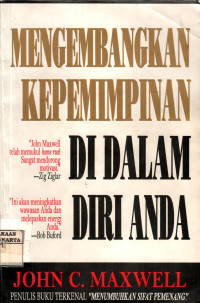 Mengembangkan Kepemimpinan Di Dalam Diri Anda