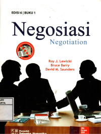 Image of Negosiasi = Negotiation (Buku 1)