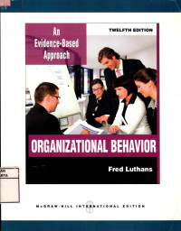 Organizational Behavior: An Evidence-Based Approach