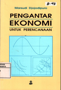 Pengantar Ekonomi Untuk Perencanaan