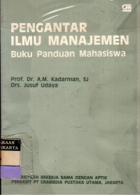 Image of Pengantar Ilmu Manajemen: Buku Panduan Mahasiswa