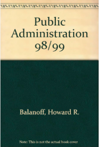 Image of Public Policy and Administration: Annual Editions