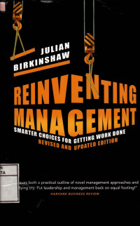 Image of Reinventing Management: Smarter Choice For Getting Work Done
