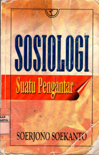 Sosiologi: Suatu Pengantar