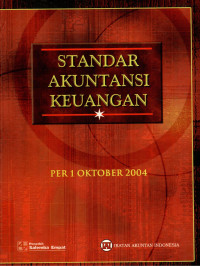 Image of Standar Akuntansi Keuangan: Per 1 Oktober 2004