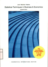 Image of Statistical Techniqes In Business & Economics