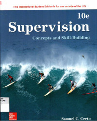 Image of Supervision : Concepts And Skill-Building