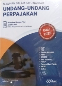 Image of Susunan Dalam Satu Naskah Undang-Undang Perpajakan