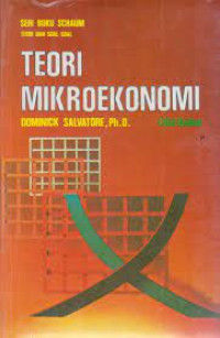 Teori Mikro Ekonomi: Teori Dan Soal-Soal