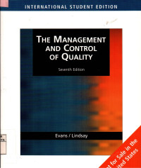 Image of The Management and Control of Quality