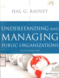 Understanding and Managing Public Organization